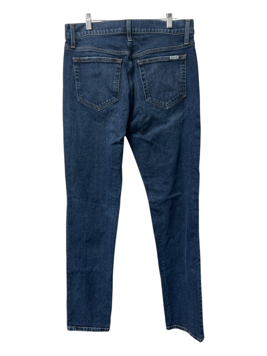 Joe's Size 30 Medium dark wash Cotton High Waist Zip Fly Straight Leg Jeans Medium dark wash / 30