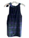 Vineyard vines Size Small Green & Purple Polyester Blend Plaid Sleeveless Top Green & Purple / Small
