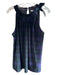 Vineyard vines Size Small Green & Purple Polyester Blend Plaid Sleeveless Top Green & Purple / Small