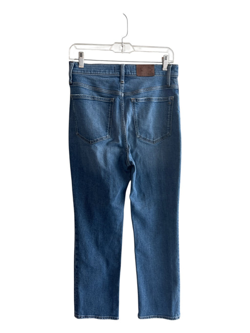 Madewell Size 28 Med Light Wash Cotton Blend 5 Pocket High Rise Zip Fly Jeans Med Light Wash / 28