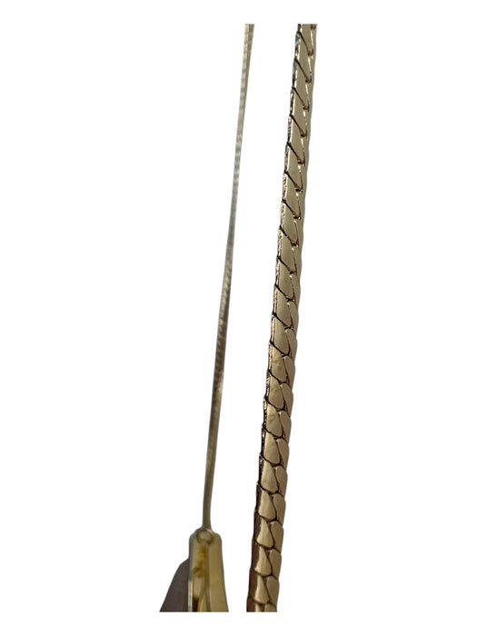 Judith Leiber Tan Reptile Gold hardware seam detail Top Closure Bag Tan / Small