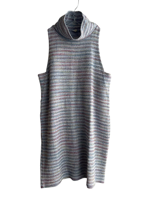 Akemi + Kin Size S Blue & Multi Polyester Blend Cowl Neck Sleeveless Dress Blue & Multi / S