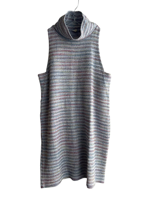 Akemi + Kin Size S Blue & Multi Polyester Blend Cowl Neck Sleeveless Dress Blue & Multi / S