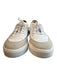 Jack Erwin Shoe Size 6.5 White Leather Suede Detail Almond Toe Lace Up Shoes White / 6.5