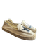 Soludos Shoe Size 7 Beige Canvas Espadrille Round Toe Embroidered Animals Shoes Beige / 7