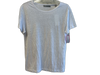Vince Size M White Linen Crew Neck Short Sleeve Heathered Top White / M