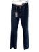 Paige Size 30 Blue & Purple Cotton Blend Straight Leg Floral Detail Zip Up Jeans Blue & Purple / 30