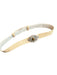 Judith Leiber Beige Leather Silver Hardware Jewel Belts Beige / Est S