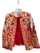 Indikka Size S White multi Cotton Abstract Long Sleeve Clasp Close Jacket White multi / S