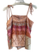 Akemi + Kin Size Est S Multi Polyester & Acetate Square tie strap Ombre Top Multi / Est S