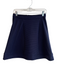 SONIA by Sonia Rykiel Size 36 Navy Polyester Ribbed Back Zip Knee Length Skirt Navy / 36