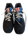 New Balance Shoe Size 8 Black Suede leather Rubber Sole Metallic Laces 574 Shoes Black / 8