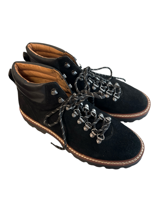 Madewell Shoe Size 8 Black Leather Upper synthetic sole High Top Lug Sole Boots Black / 8