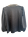 Sedge Size S Black Polyester Long Sleeve Balloon Sleeve Satin Scoop neck Top Black / S