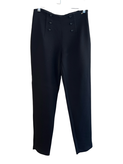 Armani Exhange Size 4 Black No Fabric Tag High Rise Flat Front Pants Black / 4