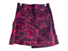 Pilcro Size 0 Red & Pink Cotton Blend Corduroy Floral Print Fold Over Skirt Red & Pink / 0