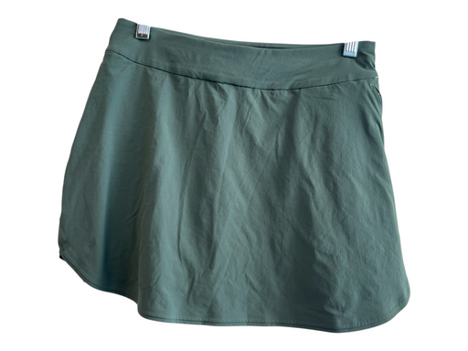Outdoor Voices Size XS Green Nylon Elastic Waist Zip Pocket Athletic Skort Skirt Green / XS