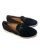Frye Shoe Size 7.5 Black Leather Suede Almond Toe Tassle Detail Loafer Shoes Black / 7.5