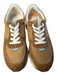 Madewell Shoe Size 6 Brown Leather Lace Up Animal Print Round Toe Sneaker Shoes Brown / 6