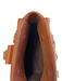 Burberry Tan Pebble Leather goldtone hardware Double Handle Magnetic Flap Bag Tan / Small
