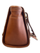 Burberry Tan Pebble Leather goldtone hardware Double Handle Magnetic Flap Bag Tan / Small