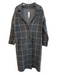 By Anthropologie Size XS Gray Acrylic Blend Stretch Plaid Buttons Sweater Gray / XS