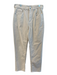 Everlane Size 27 Beige Cotton & Elastane Corduroy Solid High Rise Pants Beige / 27