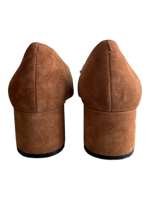 Essex Lane Shoe Size 6M Brown Leather Upper Suede Pointed Toe Tassel Shoes Brown / 6M