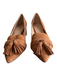 Essex Lane Shoe Size 6M Brown Leather Upper Suede Pointed Toe Tassel Shoes Brown / 6M