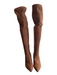 Steve Madden Shoe Size 7 Brown fabric upper Over the Knee Sock Pointed Toe Boots Brown / 7