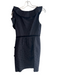 Marc By Marc Jacobs Size 4 Black Cotton & Silk Ruffle Polka Dot Sleeveless Dress Black / 4