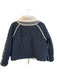The Great Size S Beige 100% Cotton Quilted Polka Dot Detachable collar Jacket Beige / S