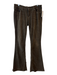 Vince Size 31 Green Cotton & Elastane Corduroy Mid Rise Zipper Fly Flare Jeans Green / 31