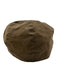 Barbour AS IS Brown Waxed Cotton Flat Cap Newsboy Cap Men's Hat Brown / 7 1/8