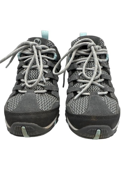 Merrell Shoe Size 5.5 Gray Suede & Synthetic Lace Up Waterproof Hiking Sneakers Gray / 5.5
