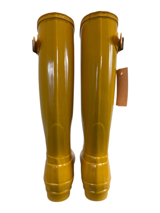 Hunter Shoe Size 5 Yellow Rubber Rain Boots Shine Knee High Boots Yellow / 5