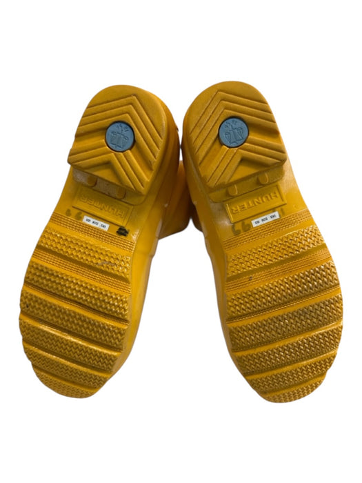 Hunter Shoe Size 5 Yellow Rubber Rain Boots Shine Knee High Boots Yellow / 5