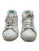 Adidas Shoe Size 35.5 White & Green Leather Perforated lace up Low Top Sneakers White & Green / 35.5