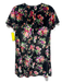 Show Me Your Mumu Size XS Black & Multi Velvet Short Sleeve Floral Dress Black & Multi / XS
