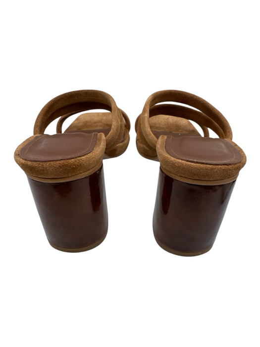 Alohas Shoe Size 38 Brown Leather Sandals Brown / 38