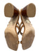 Alohas Shoe Size 38 Brown Leather Sandals Brown / 38