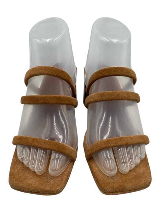 Alohas Shoe Size 38 Brown Leather Sandals Brown / 38