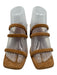Alohas Shoe Size 38 Brown Leather Sandals Brown / 38