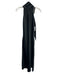 Banana Republic Size XS Black Polyester & Spandex Sleeveless Tie Neck Maxi Dress Black / XS