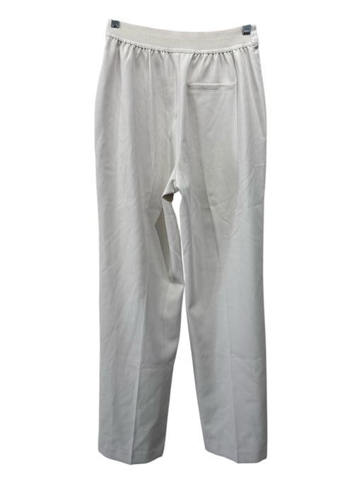 Spanx Size S White Polyester Elastic Waist Pleat Trouser Pants White / S