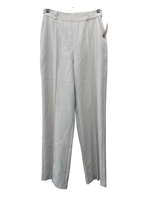 Spanx Size S White Polyester Elastic Waist Pleat Trouser Pants White / S