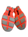 On Cloud Shoe Size 8 White & Orange Manmade Material Round Toe Platform Sneakers White & Orange / 8