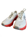 On Cloud Shoe Size 8 White & Orange Manmade Material Round Toe Platform Sneakers White & Orange / 8