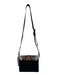 & Other Stories Black & Multi Cotton Suede Animal Print silver hardware Bag Black & Multi / S