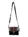 & Other Stories Black & Multi Cotton Suede Animal Print silver hardware Bag Black & Multi / S